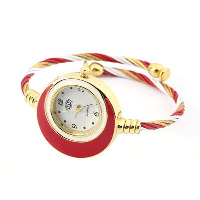 

New Hot Fashionable Bracelet Bangle Watch Numbers Metal Wristwatch
