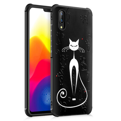

Goowiiz Fashion Phone Case For Vivo X20X20 PlusX21X21 UD Luxury 3D Cute Cartoon Slim Full Soft Silicone Prevent falling