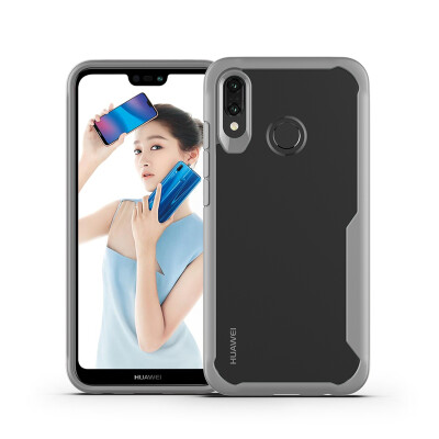 

Goowiiz Luxury Phone Case For Huawei P20 LiteNova 3eNova 3Nova 3I HD Clear Acrylic TPU Silicone Prevent falling