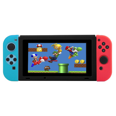 

BUBM Nintendo switch case host handle nintendo ns silicone split protective case switch-F red blue