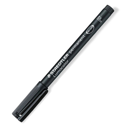 

Staedtler F318-9 black oily marker pen pen 06mm single loaded