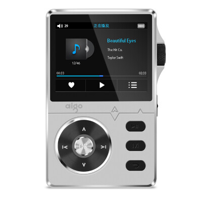 

Patriot (aigo) плеер hifi mp3 mp3 MP3-108 мультимедиа высокое качество портативный mp3 музыкальный плеер серебристый