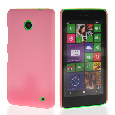 

MOONCASE Hard Rubberized Rubber Coating Devise Back чехол для Nokia Lumia 630 Pink