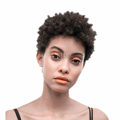 

Afro kinky curly Human hair wig 150 density brazilian hair short human hair curly wigs for black women