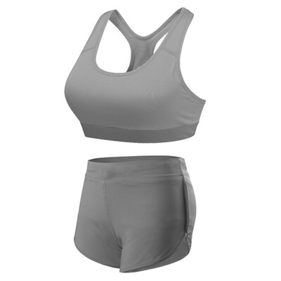 

Gym Workout Yoga Set Fitness Sport Suit Bra Running Shorts Sportswear Tights