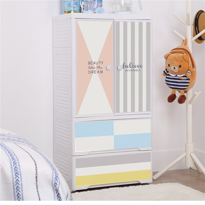 

Also ya storage cabinet drawer plastic baby baby wardrobe children locker hanging clothes white cabinet five-layer with clothes rail hanging clothes 2 drawer