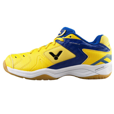 

WACKER Victor Victory Children&39s Badminton Shoes Sports Shoes Men&39s&Women&39s Style Anti-skid breathable shoes SH-9200JR 36 yards Yellow Blue