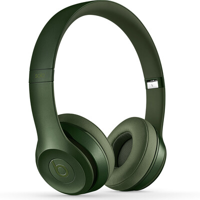 

Beats Solo2 headset - royal version hunting green solo second generation with wheat