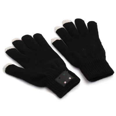 

Double Layer Hi-Call For Smart Phone Black Bluetooth 3.0 Gloves Nice Hot