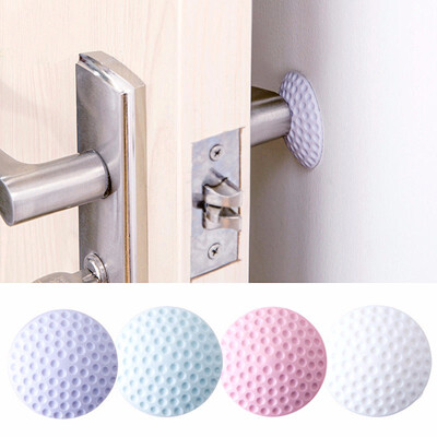 

Cntomlv Silent Door Rear Stickers Rubber Protection Cushion Wall Anti Collision Mat Doorknob Crash Pads rear Door Handle Bumpers