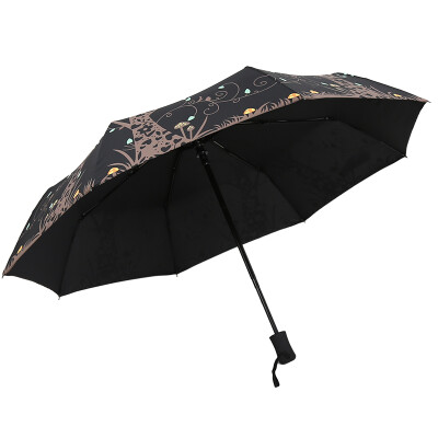 

Cmon owl automatic umbrella automatic umbrella self-opening umbrella folding male&female creative cute cute fun folding three-fold umbrella