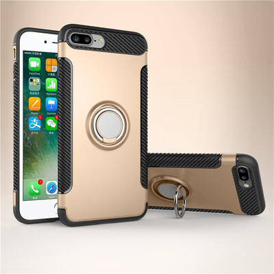 

Apple Iphone 78 Plus Armor Car Magnetic Suction Ring Bracket Silicon TPU Hard PC Phone Case