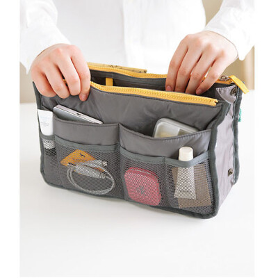 

Double Zipper Storage Bag Multifunction Bag Thick Hand Sorting Bags Cosmetic Bags Large Capacity Tank Bag