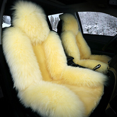 

TO YOUR TASTE auto accessories universal winter top wool car seat cushions covers for Jeep Grand Cherokee wrangler commander warm