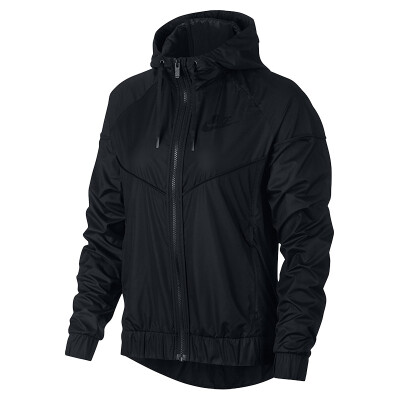 

Nike NIKE Womens Casual Windrunner Hoodie Jacket WR JKT Windbreaker 883496-010 Black M Code