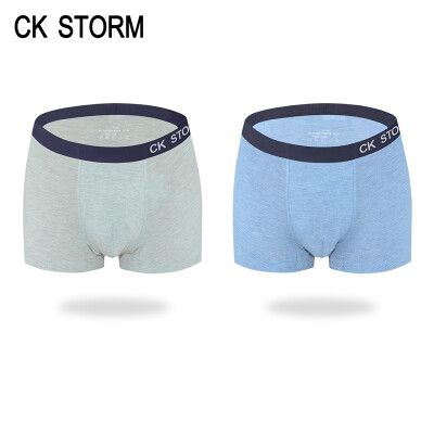 

CK STORM Mens Underwear Boxer Shorts Cotton Seamless Briefs2 PackBoxed Gifted