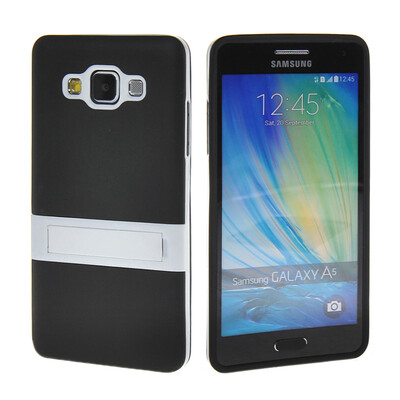 

MOONCASE Soft Flexible Silicone Gel TPU Skin Stand Shell Back ЧЕХОЛ ДЛЯ Samsung Galaxy A5 Black