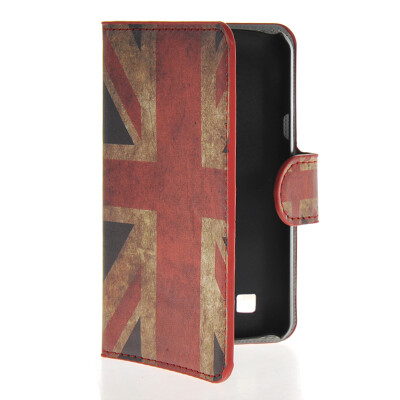 

MOONCASE UK British Flag Leather Side Flip Wallet Card Slot Stand Pouch Case Cover for LG L50