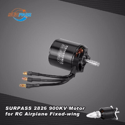

Original SURPASS High Performance 2826 900KV 14 Poles Brushless Motor for RC Airplane Fixed-wing
