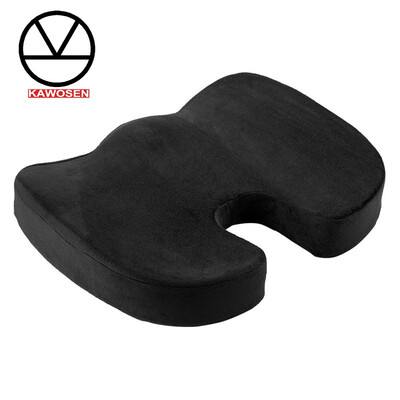 

Seat Cushion Pad Black Coccyx Orthopedic Seat Cushion Lumbar Support Comfort Memory Foam Pad For Chair Car Office Home