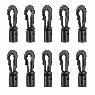 

Pack of 10 Boat Kayak Canoe Bungee Shock Cord Hook Hanging End Hooks Kayak