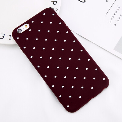 

Wave Point Back Cover Soft TPU Cases For iPhone X 8 6S 7 Plus 5 5S SE