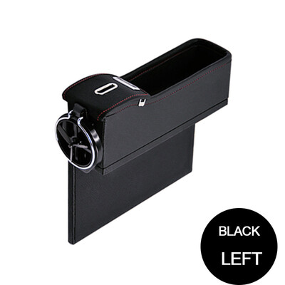 

Car Seat Crevice Storage Box Coin Collector Cup Holder PU Car Storage Box Organizer Gap Slit Filler Stowing Tidying Accessories