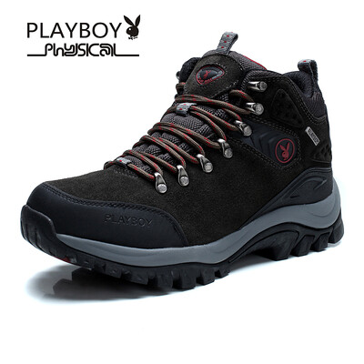 

PLAYBOY brand Outdoor climbingHigh-topWith velvetWarmnon-slip&wearableMens shoes