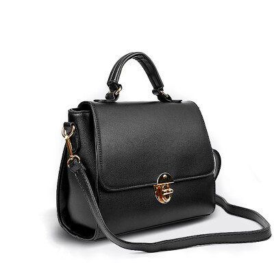 

2016 new spring women handbag fashion buckle small leather tote bag high quality shoulder messenger bag