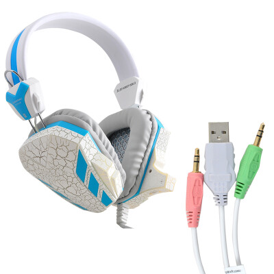 

Gaming Headset Surround Stereo Headband Headphone USB 3.5mm LED With Mic For PC-580105E