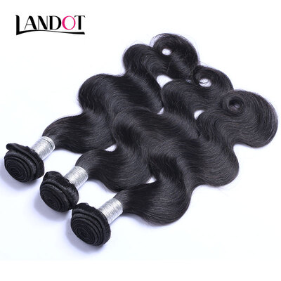 

8A Russian Virgin Hair Body Wave 3 Bundles Lot 100 Human Hair Weave Cheap Russian Wavy Remy Hair Extensions Natural Black 1B
