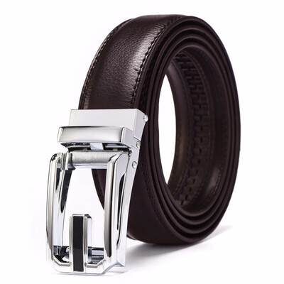 

XHtang Fashion Mens Belt Automatic Buckle Belt Leather Belt Business Suit Belt Jeans Gift