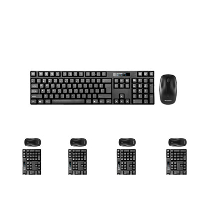 

HYUNDAI HY-MA71KA7MA75NK3000K275 wired mouse&keyboard set desktop dedicated keyboard PS2 round mouth mouse USB square mouth black five suit