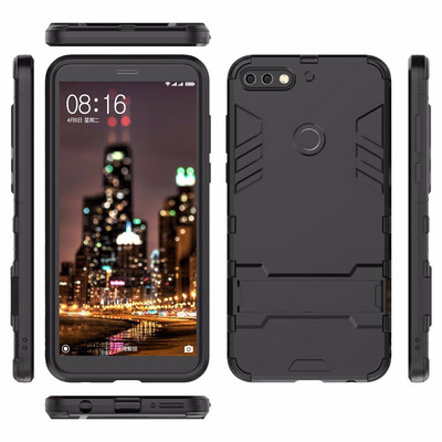 

for Huawei Y7 Prime 2018 Nova 2 Lite WIERSS Shockproof Hard Case for Huawei Y7 Pro 2018 Honor 7C Combo Armor Case Back Cover