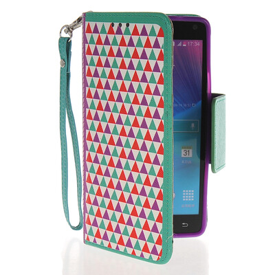 

MOONCASE Fashion Leather Side Flip Wallet Card Slot Pouch Stand Back чехол для Samsung Galaxy Note 4 N9100