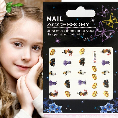 

Chic DIY Style Despicable Me Nail Art Tips Tape Sticker Guide Stencil