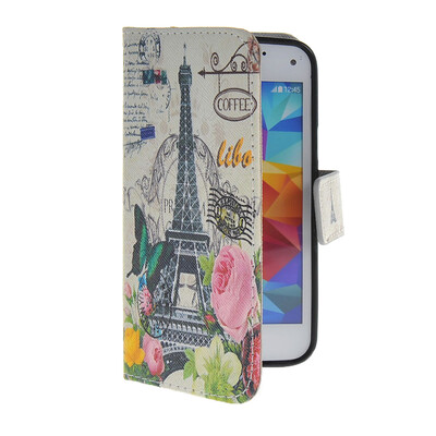 

MOONCASE Pattern Style Leather Side Flip Wallet Card Slot Pouch Stand Shell Back ЧЕХОЛ ДЛЯ Samsung Galaxy S5 i9600