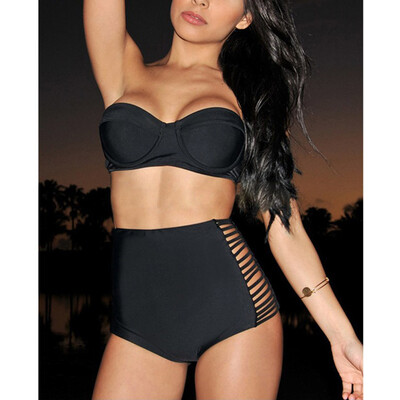 

Women'S New Retro High WaiSt Bikini SwimSuit