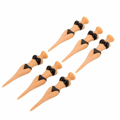 

6pcs 80mm Novel Bikini Lady Creative Golf Tees Divot Tools Golf Equipment