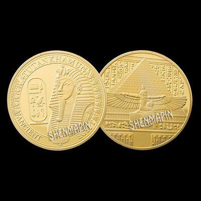 

Ancient Egypt Sphinx&pharaoh Commemorative coins pyramidcoins religious beliefs souvenir home decoration collection gifts