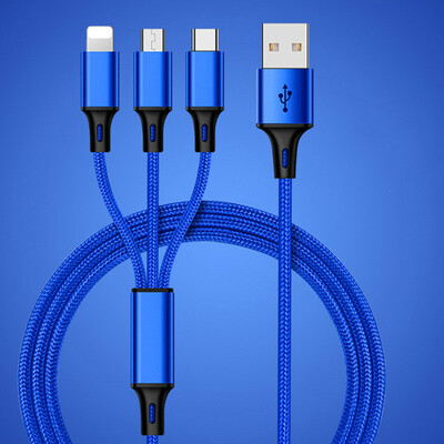 

AFILADO 3 in 1 Micro USB Cable Type C Cable for Samsung S9 S8 Huawei Xiaomi lightning cable for iphone X 8 7 Fast Charging Cable