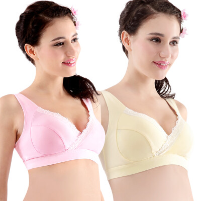 

Pregnant women pregnant women underwear breast-feeding bra breasting pregnant women bra set TY1909 powder + yellow