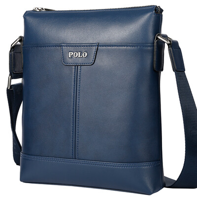

POLO мужской бизнес сумка кожаная сумка 041091 синий