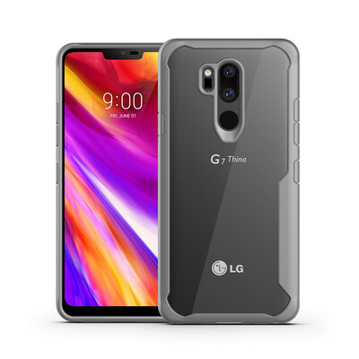 

Goowiiz Luxury Phone Case For LG G7 ThinQG7 Plus HD Clear Acrylic TPU Silicone Prevent falling Full protection