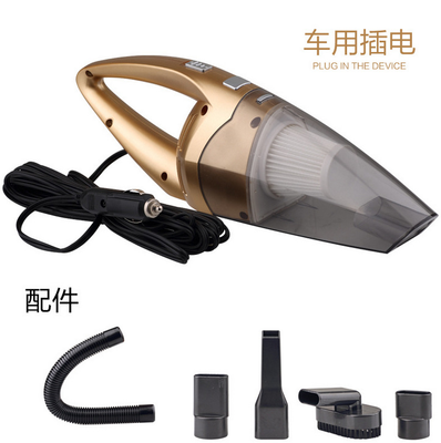 

120W Portable Car Vacuum Cleaner Wet And Dry Dual Use Auto Cigarette Lighter Hepa Filter 12V