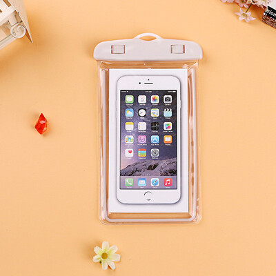 

Universal Waterproof Phone Pouch for Sony XZ Premium G8141 G8142 Swimming Diving Transparent Bag Luminous Case