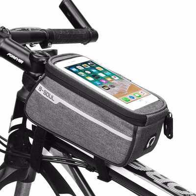 

Touch Screen Bicycle Bag Frame Front Head Top Tube Storage Cycling Bag for 60 inch Mobile Phone Waterproof Bike Bag Accessories