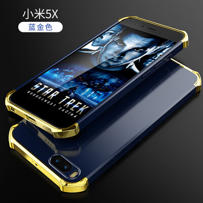 

Goowiiz Phone Case For Xiaomi Mi 5X6 Fashion Plating Matte Hard PC Hybrid Prevent falling Full Protection