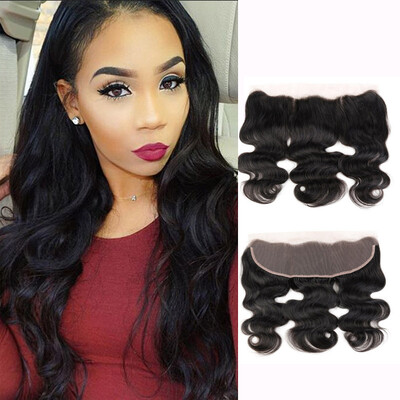 

WYF Peruvian Virgin Hair Body Wave 4 Bundles with 13X4 Frontal 100 Unprocessed Human Hair