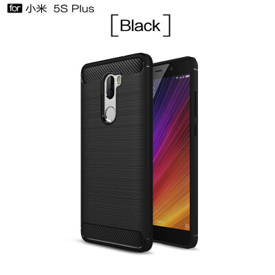 

For Xiaomi 5S plus Carbon Fiber Phone Cases Soft TPU Anti-Knock Cover For Xiaomi 5S pllus case